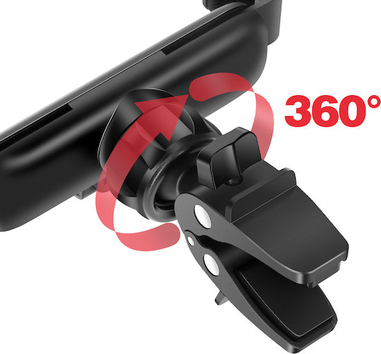 Swissten Car Smartphone Mount Air Vent Gravity Lock Rotatable 360° Black