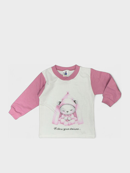 CHristina Pijama pentru copii Pink