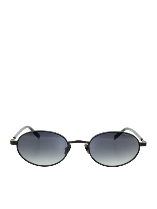 Gast Unisex Sunglasses with Black Metal Frame and Black Gradient Lens JD01