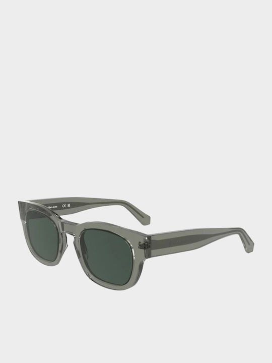 Calvin Klein Unisex Sunglasses with Gray Plastic Frame and Gray Lens CKJ25601S 057