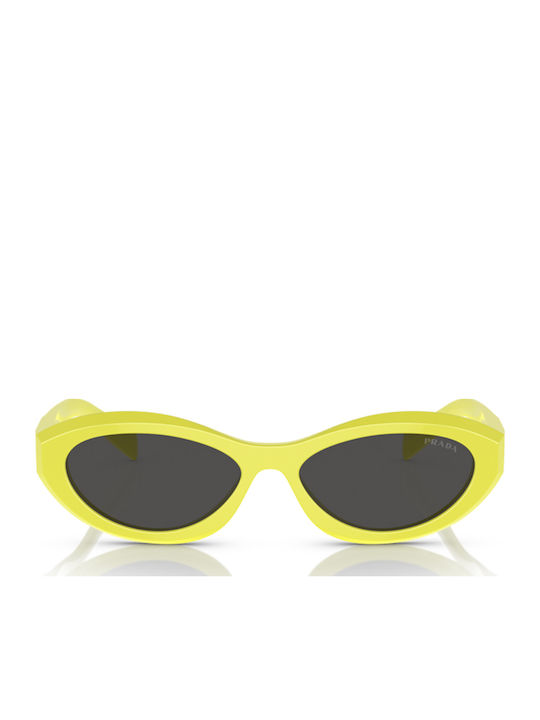 Prada Damen Sonnenbrille mit Gelb Kunststoff Gestell und Gray Linse PR26ZS 13L08Z