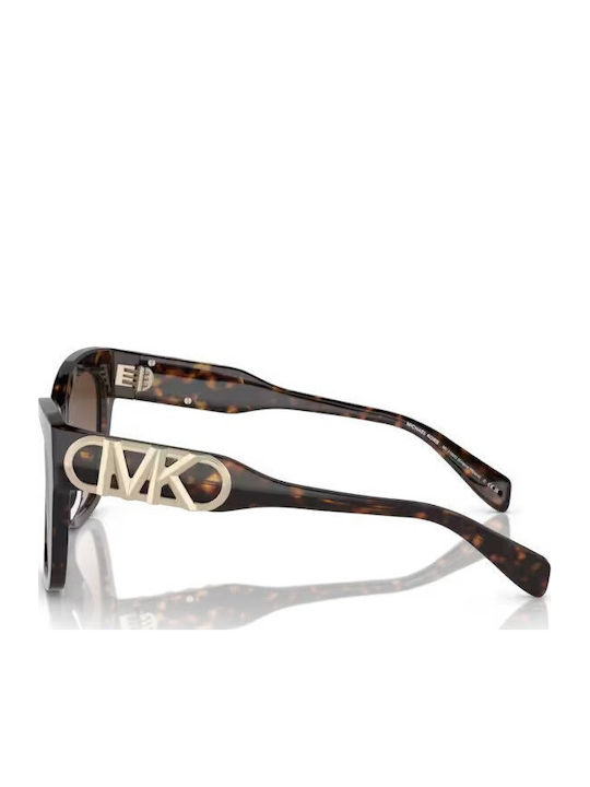 Michael Kors Empire Square Women's Sunglasses with Brown Tartaruga Plastic Frame and Brown Gradient Lens MK2182U 300613