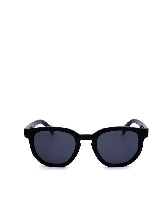 Levi's Unisex Sunglasses with Black Plastic Frame and Black Lens LV1022/S 807/IR