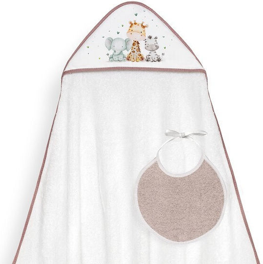 Interbaby Baby Bathrobe-Baby Bath Towel Hooded