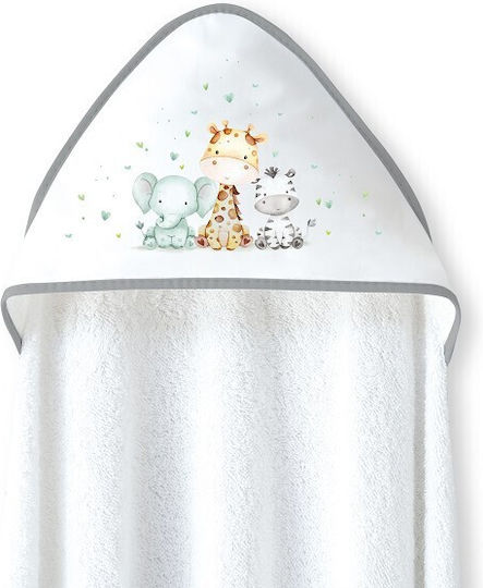 Interbaby Baby Bathrobe-Baby Bath Towel Hooded