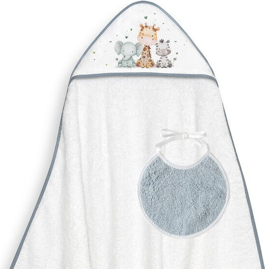 Interbaby Baby Bathrobe-Baby Bath Towel Hooded
