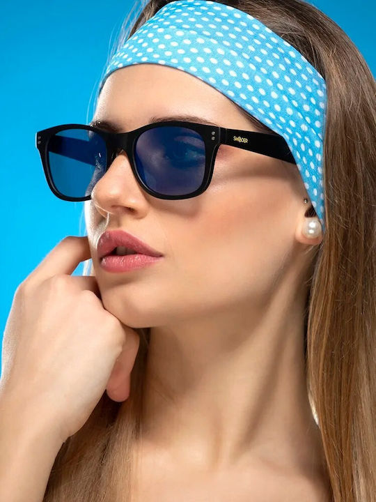 Smooder Unisex Sonnenbrille mit Braun Schildkröte Kunststoff Gestell und Braun Verlaufsfarbe Linse