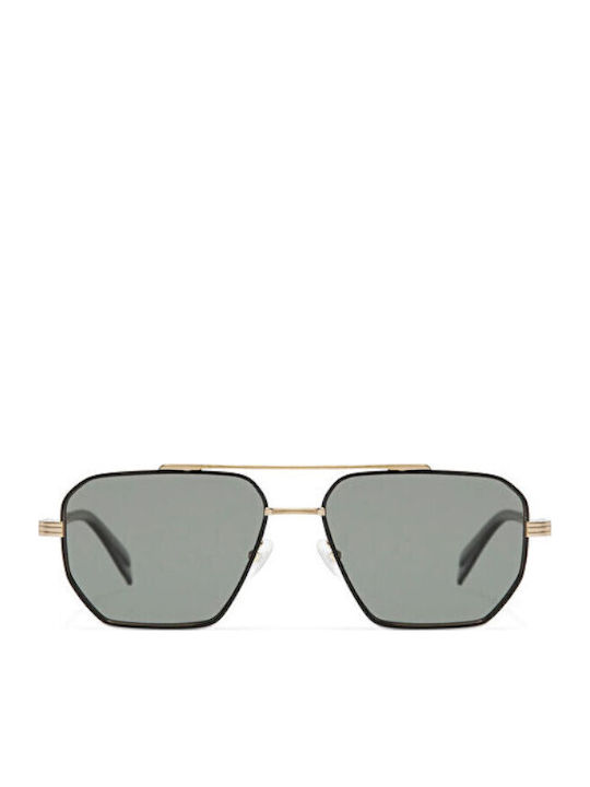 Gigi Barcelona Unisex Γυαλιά Ηλίου με Χρυσό Μεταλλικό Σκελετό και Γκρι Polarized Φακό 6907/0