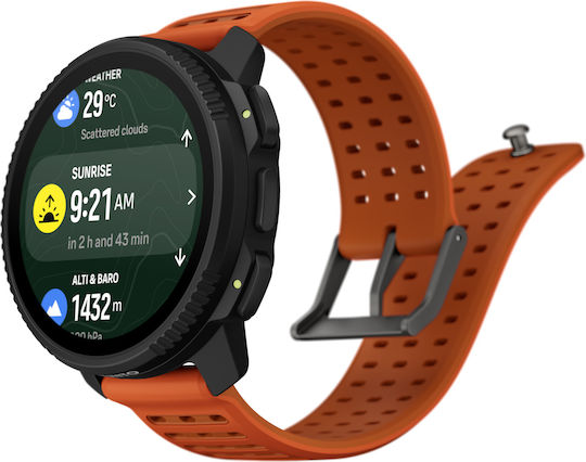 Suunto Vertical 2 48mm Αδιάβροχο Smartwatch με Παλμογράφο (Canyon)