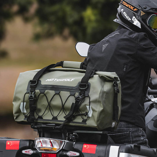 Motowolf Mb4gn66l Motorcycle Tail Bag Waterproof 66lt