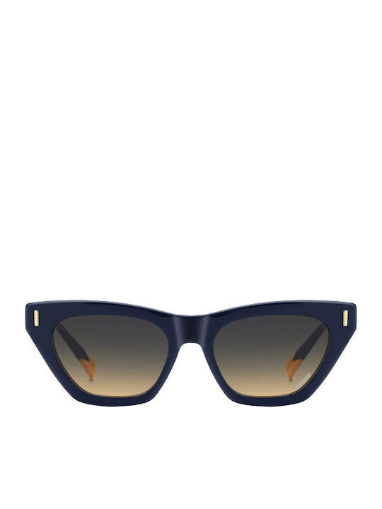 Missoni Women's Sunglasses with Blue Plastic Frame and Blue Gradient Lens MIS 0205/S 09V/GA