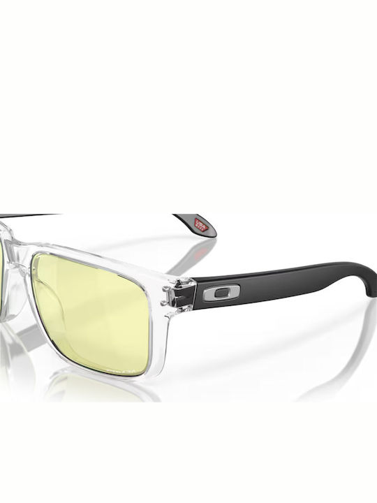 Oakley Holbrook Мъжки Слънчеви Очила със Сив Пластмасов Рамка и Жълти Стъкла