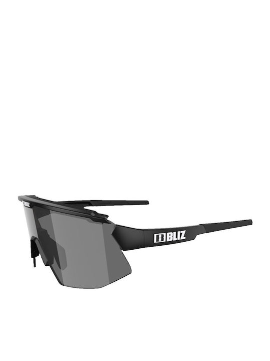 Bliz Breeze Unisex Sunglasses with Black Plastic Frame and Black Polarized Lens 52202-11