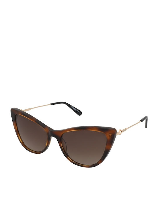 Moschino Women's Sunglasses with Brown Tartaruga Frame and Brown Gradient Lens MOL062/S 05L/HA