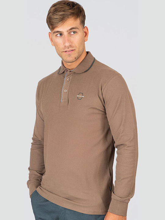 Polo Long Sleeve Blouse Brown