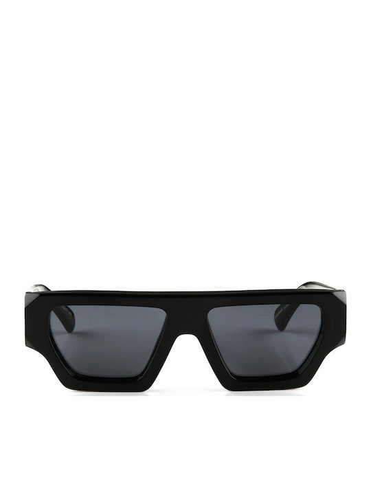 Oscar & Frank Suria Unisex Sunglasses with Plastic Frame Gloss Black