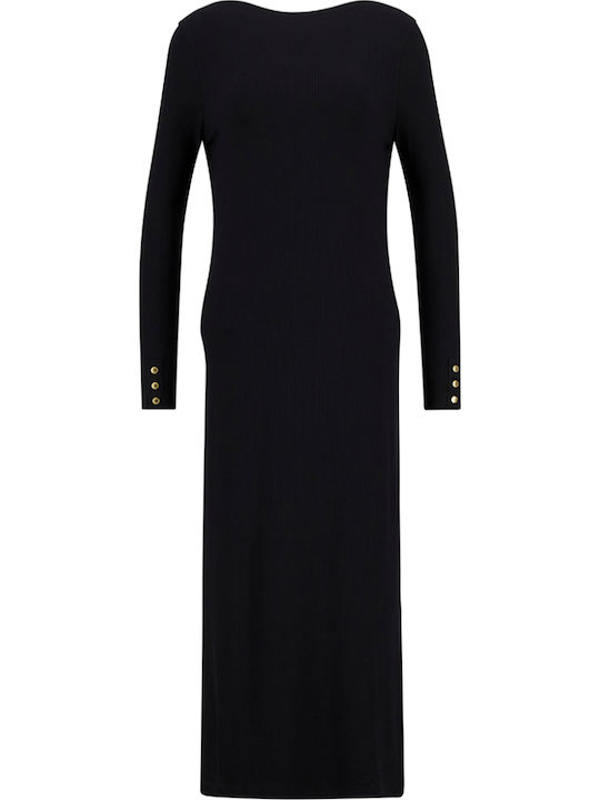 Rochie Midi Neagră Olivios