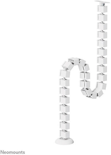 Neomounts Cable Spine Organizer Sit Stand Desk Frames Screw Mounted White