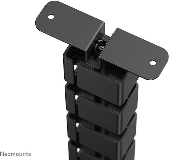 Neomounts Cable Spine Organizer Sit Stand Desk Frames Screw Mounted Magnetic Channel Black