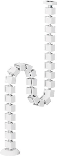 Neomounts Cable Spine Organizer Sit Stand Desk Frames Magnet Mounted White