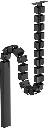 Neomounts Cable Spine Organizer Sit Stand Desk Frames Screw Mounted Magnetic Channel Black