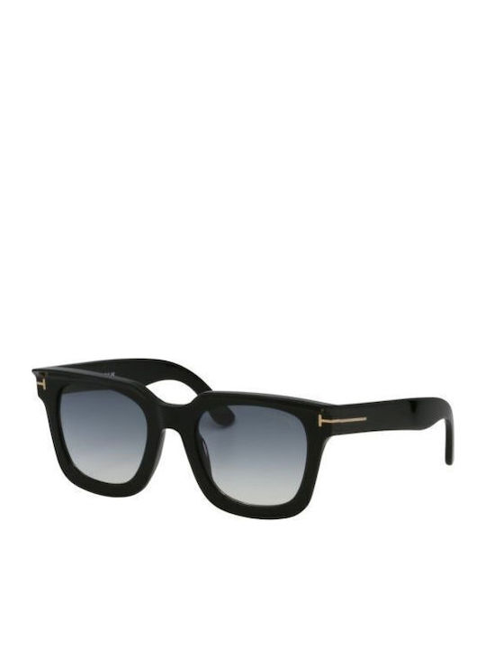 Tom Ford Women's Sunglasses with Black Plastic Frame and Gray Gradient Lens FT1115 01B