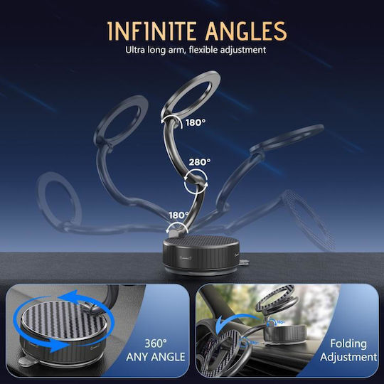 Handyhalterung mit Magnet Silber