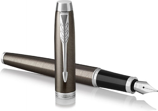 Parker Im Core Fountain Pen Set Fine with Brown Ink