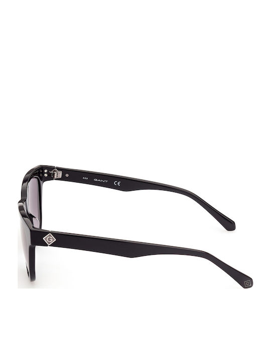 Gant Women's Sunglasses with Black Plastic Frame and Gray Gradient Lens GA7192 01B