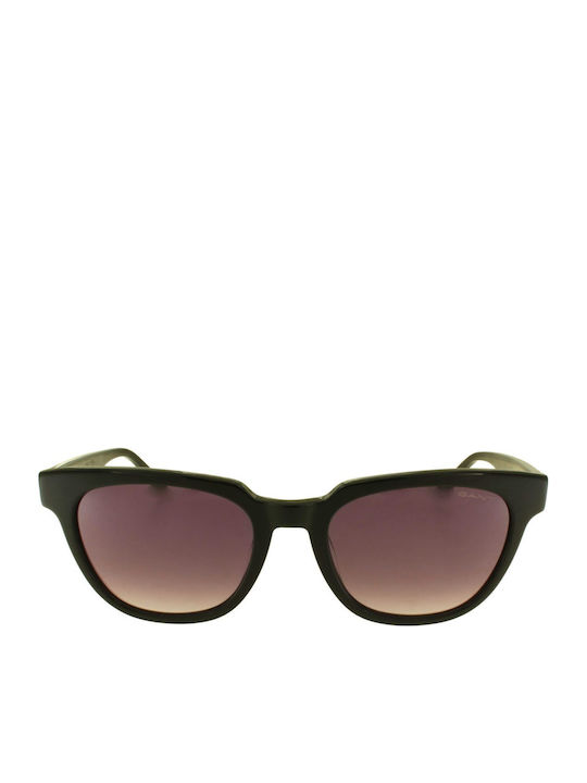 Gant Women's Sunglasses with Black Plastic Frame and Gray Gradient Lens GA7192 01B