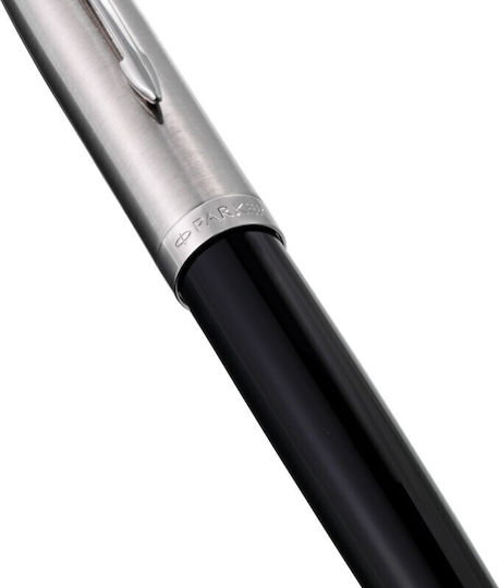 Parker Πένα Γραφής Fine από Ατσάλι με Μαύρο Μελάνι