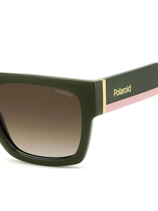 Polaroid Bărbătești Ochelari de soare cu Verde Cadru și Maro Degrade Lentilă PLD6224/S/X 1ED/LA
