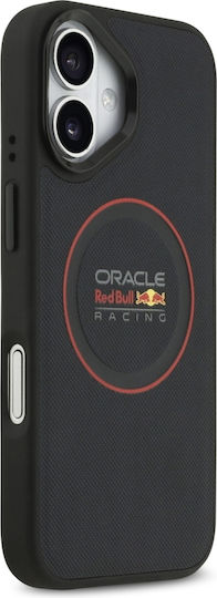 Red Bull Meshed Red Ring And Metal Buttons Magsafe Back Cover Metallic Navy Blue (iPhone 17)