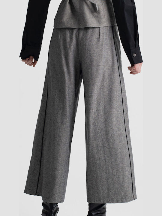 Moutaki Damen Stoff Palazzohose