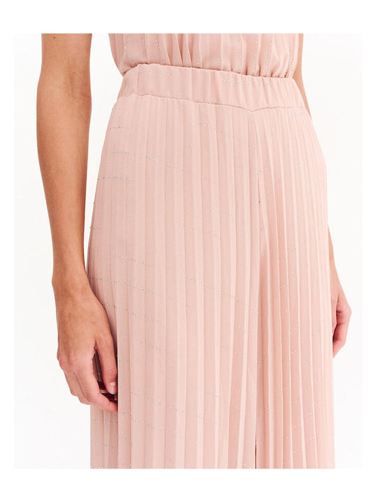 Women's Fabric Trousers Powder