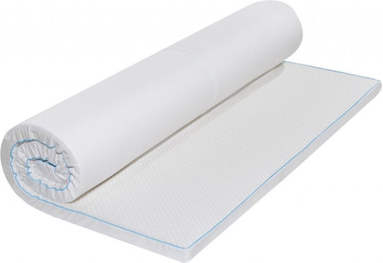 Green Future Matratzentopper Doppel Memory-Schaum mit Abnehmbarem Bezug 140x190cm