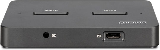 Digitus Docking Station για 2 Σκληρούς Δίσκους SATA με σύνδεση USB-C (DA-71546-1)