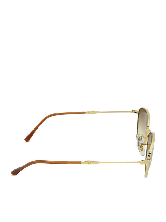 Ray Ban Unisex Ochelari de soare cu Auriu Cadru și Maro Degradati Lentilă