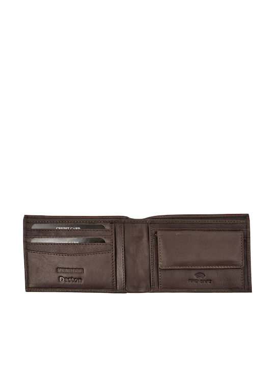 Men's Wallet with RFID Brown
