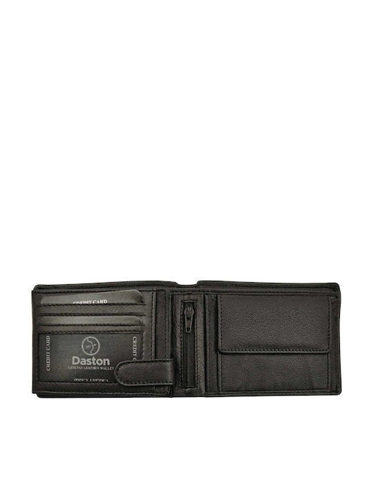 Δερμάτινο Ανδρικό Πορτοφόλι με RFID Μαύρο