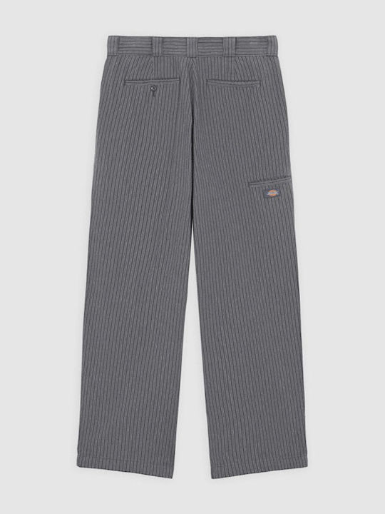 Pant Trousers in Straight Line Charcoal