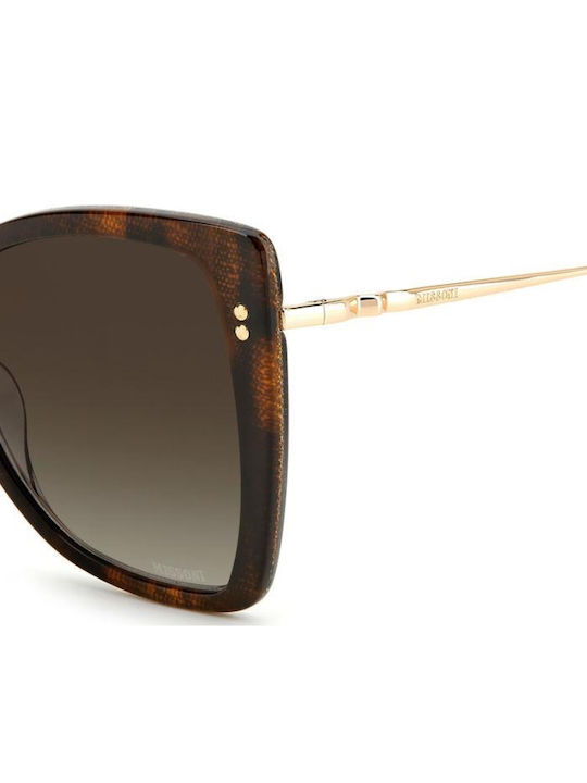 Missoni Women's Sunglasses with Brown Tartaruga Frame and Brown Gradient Lens S0383244
