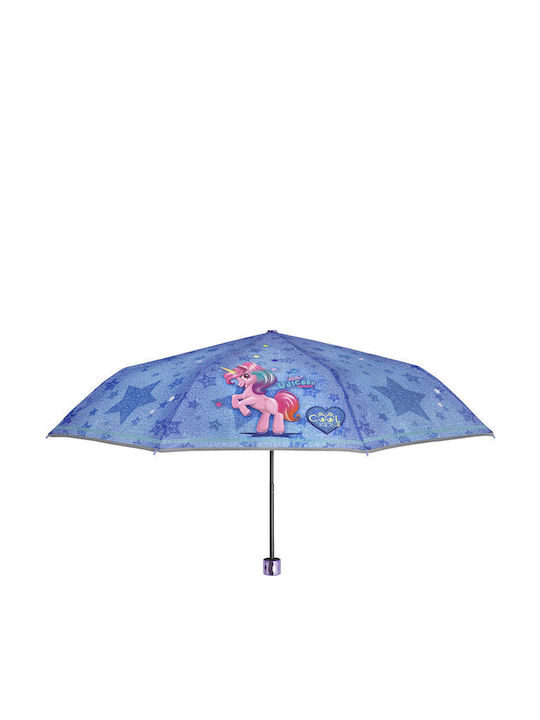 Perletti Umbrelă Pentru Copii Baston Albastră 50 cm