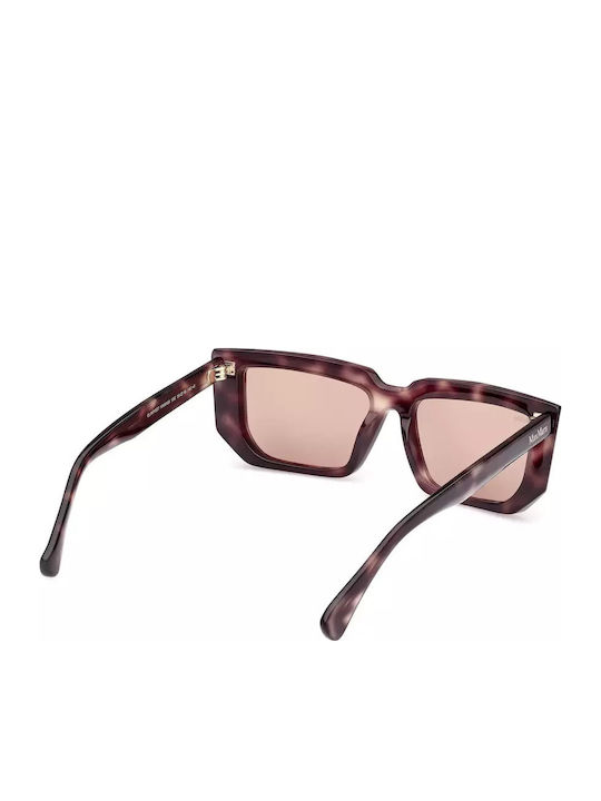 Max Mara Feminini Ochelari de soare cu Maro Tortoise Cadru și Roz Lentilă MM 0126 55E