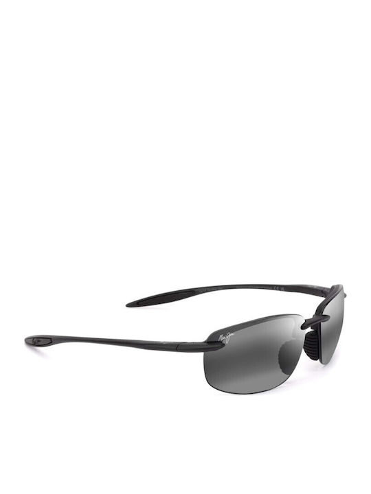 Maui Jim Hookipa Ανδρικά Γυαλιά Ηλίου με Μαύρο Μεταλλικό Σκελετό και Μαύρο Φακό 676-02