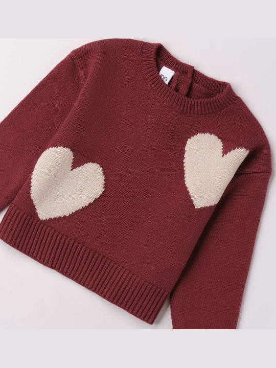 Kinderpullover Langarm rot