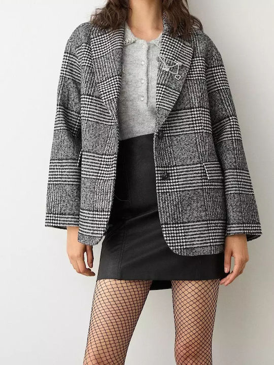 BSB Women's Blazer Plaid BSB Women's Blazer Plaid