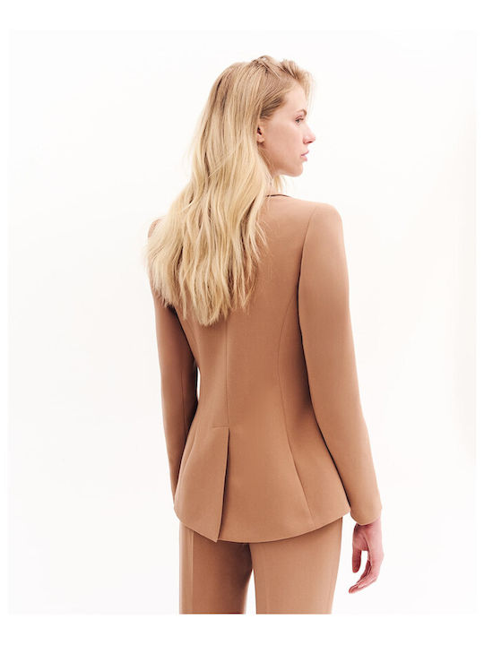 Forel Blazer pentru femei Sacou Camel