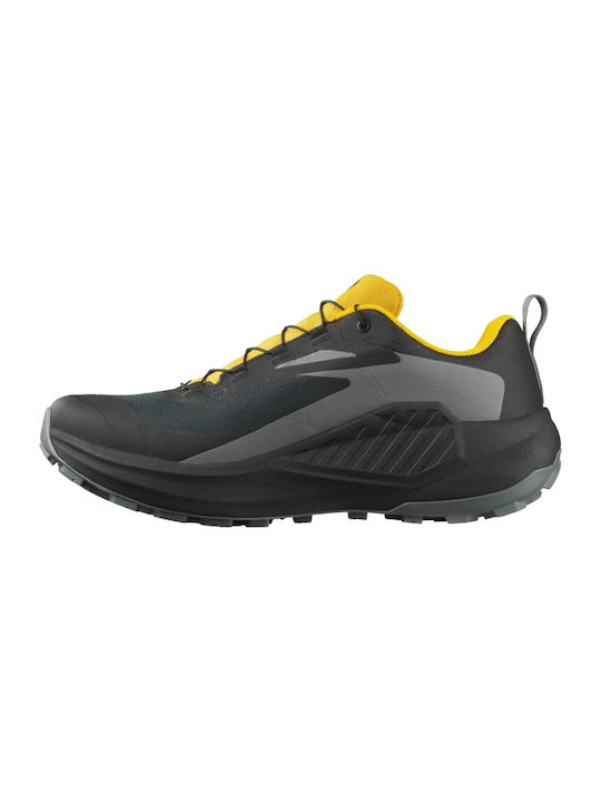Genesis Sport Shoes Trail Running Black Waterproof with Gore-Tex Membrane