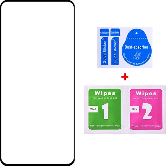 Edge Glue 9h Hd 3D Tempered Glass Μαύρο (Motorola Edge 50 Pro)